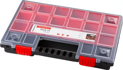 Obrázok produktu pre Organizér, Box Na Náradie, Zásobník Na Malé Diely S Pohármi, Kufrík, Skrinka, Norb 35