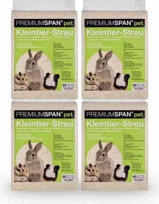 Produktbild von Kleintiereinstreu Fichte Tanne saugstark 4 x 60 Liter 100% kompostierbar