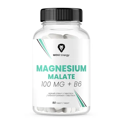 Obrázek produktu pro MOVit Magnesium malate 100 mg + B6, 90 tablet