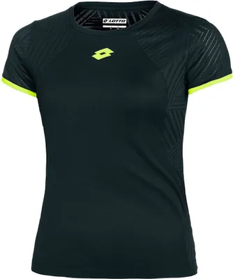 Image de T-shirt manches courtes Lotto Superrapida Noir L Femme Noir L