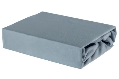 Produktbild von Bettlaken Spannbettlaken Laken aus Baumwolle 100% Jersey – 90x160 Grau