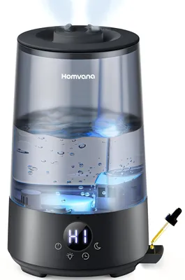 Produktbild von Homvana Luftbefeuchter Schlafzimmer Topfill, 3.6L 360°Cool Mist, Ruhig 16dB