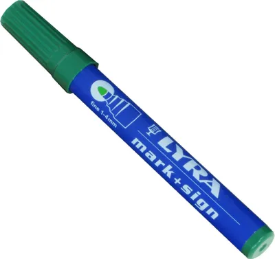 Produktbild von Permanentmarker grün 1-4 mm, wasserfest, schnell trocknend, lichtbeständig