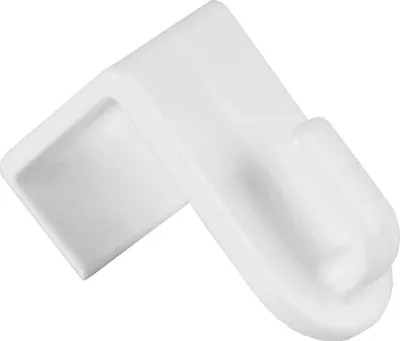 Produktbild von Plastikowy haczyk na drzwi 2-pak w kolorze białym, haczyki na drzwi, okno lub szafę, mogą być używane bez wiercenia, haczyki na okno, płaszcz i szafę