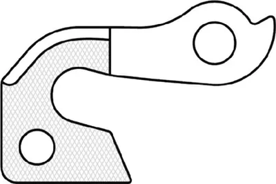 Image de Union Patte de dérailleur Gh-146 Vis incluses