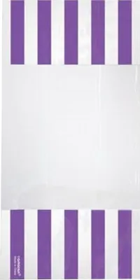 Produktbild von Amscan - Mit Streifen Partytüten 10er-Pack SG25477 (Einheitsgröße) (Violett)