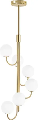 Zdjęcie produktu dla LAMPA SUFITOWA WISZĄCA Gold APP1585-6CP