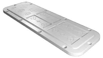 Imagen del producto de Rittal AX: Placa de relleno para racks, de plástico, modular