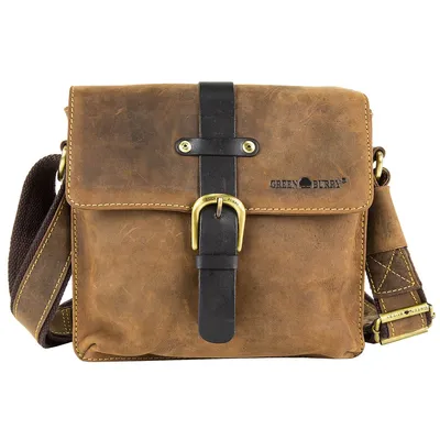 Produktbild von Greenburry Vintage Umhängetasche Leder 22 cm