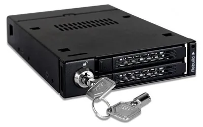 Immagine prodotto di ICY Dock ToughArmor - Gehäuse für Speicherlaufwerke - 2.5" (6,4 cm) - mattschwarz (MB992SKR-B)