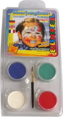Produktbild von EULENSPIEGEL Profi Aqua Makeup Meerjungfrau 6 Teile