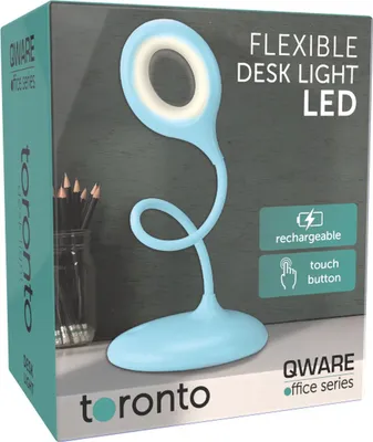 Image de Lampe de bureau flexible bleue