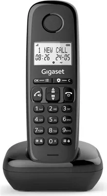 Image de Téléphone sans fil noir - Gigaset - BASIC100NOIR - basic 100