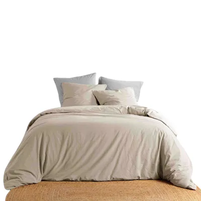 Obrázek produktu pro Bavlněné povlečení LINETTE, 240 x 220 cm, béžové