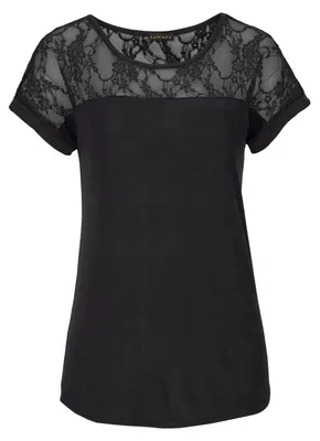 Produktbild von LASCANA Strandshirt schwarz Größe 40/42