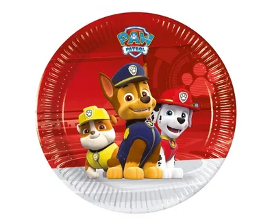 Produktbild von Pappteller Paw Patrol Ready for Action 8St20cm