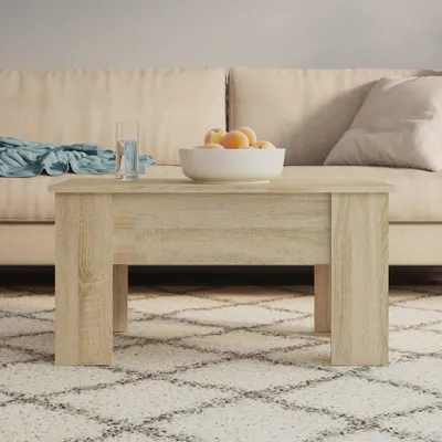 Produktbild von Möbel Couchtisch Sonoma-Eiche 79x49x41 cm Holzwerkstoff - Couchtische 809695