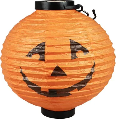 Obrázok produktu pre LED lucerna s motívom tekvice - tekvica - HALLOWEEN - 28 cm