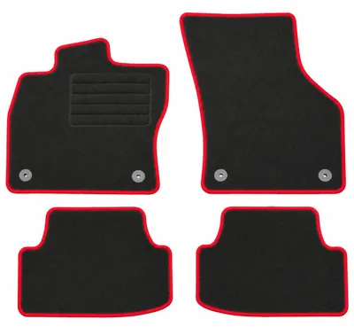 Produktbild von Fußmatten-Set für VW Golf 8, 01/2020-, 4-teilig, Schwarz