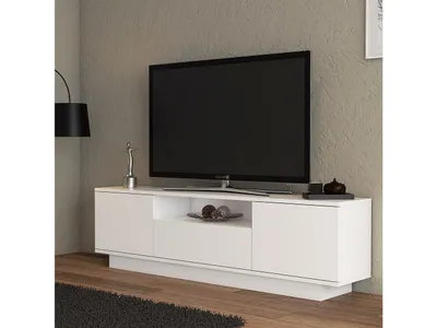 Obrázok produktu pre Skye Decor, TV stolík/skrinka - Luvesu (biela)