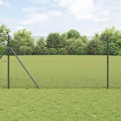 Produktbild von "2026 Promotion" Forstzaun - Geschweißter Drahtzaun - Grau 1x100 m - Metallzäune CC25969