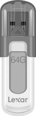 Produktbild von Speicher USB Lexar JumpDrive V100 Blanco Gris 64 GB