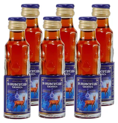 Produktbild von St. Hubertus Tropfen Kräuter-Likör (24 x 0,02L)