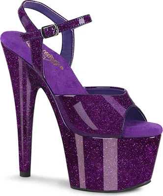 Produktbild von ADORE-709GP Damen Sandale von Pleaser, Lila Lack , EU 42, US 12