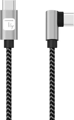 Obrázok produktu pre Techly ICOC MU2CC9-010-AL, 1 m, USB C, USB C, USB 2.0, 0,48 Gbit/s, Šedá, Čierna