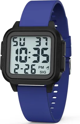 Produktbild von Watch Digitaluhr Herren Wasserdicht,Outdoor Sport Digital Armbanduhr mit LED Backlight und Alarm, für Herren Damen Teenager LED-Hintergrundbeleuchtung