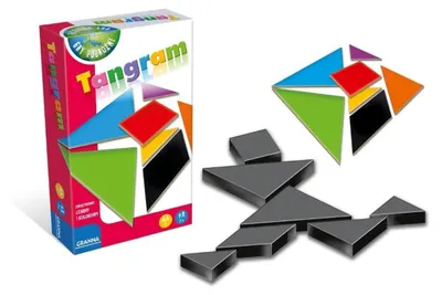 Zdjęcie produktu dla Gra logiczna Tangram Granna - ćwicząca wyobraźnię