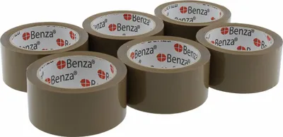 Produktbild von 18 Rollen – Extra starkes braunes Paketband – breites Klebeband 50 mm x 66 m
