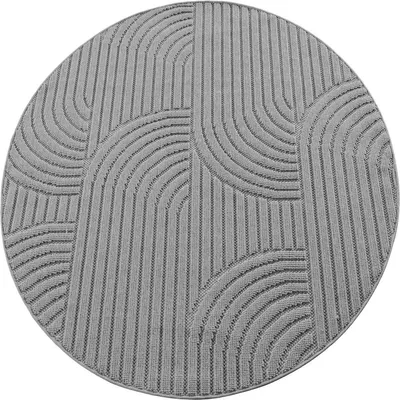 Obrázek produktu pro 160x160 cm Kusový koberec Helix 2201 silver kruh