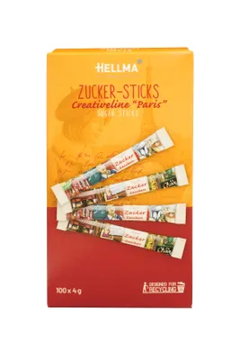 Produktbild von Hellma Zuckersticks Creativline 100 x 4g