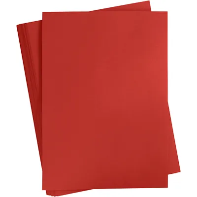 Produktbild von Karton, farbig, A2, Blatt 420x594 mm, 180 g, Dunkelrot, 100 Bl./ 1 Pck