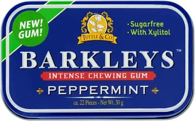 Produktbild von Barkleys Intense Pfefferminz Gum Kaugummi Dragees zuckerfrei 30g