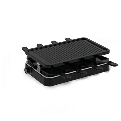 Zdjęcie produktu dla Zestaw Inventum gourmet płyta grillowa 8 osób bez PFAS 1200W czarny