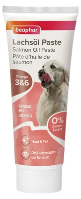 Produktbild von beaphar Lachsöl Paste Hund, 250g