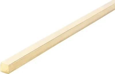 Produktbild von Messing 4-kant-Profil 6,0x6,0x1000 mm