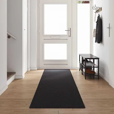 Zdjęcie produktu dla Chodnik dywanowy Antracyt 80 x 500 cm 100% polipropylen