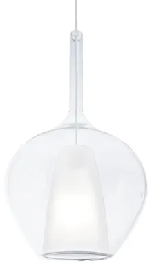 Zdjęcie produktu dla Lampa wisząca Ideal Lux 1x E27, przezroczysta, IP20, KALIQUE 359571
