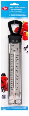 Productafbeelding van Suikerthermometer - Jamthermometer - 40 tot 200 °C - Roestvrij staal - 39,5 cm