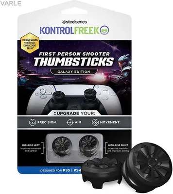 Produktbild von KontrolFreek FPS Performance Thumbsticks ? Galaxy Edition (schwarz, 2 Stück, für Playstation 5/4 Controller)