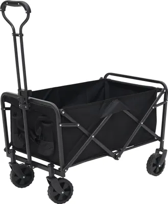 Produktbild von Bollerwagen für Kindertransport - Bollerwagen - Faltbar - Transportwagen - Kindertransport Bollerwagen - Gartenwagen - Kinderwagen mit Schiebestange - Strandwagen -