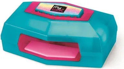 Produktbild von Lexibook Deluxe Nagelstudio Set für Kinder, Nageltrockner, Glitzer, Aufkleber, Press-On Nägel