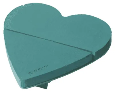 Produktbild von OASIS® BIOLINE® Herz Mia, 52 x 52 x 5 cm – Frischblumen-Steckschaum