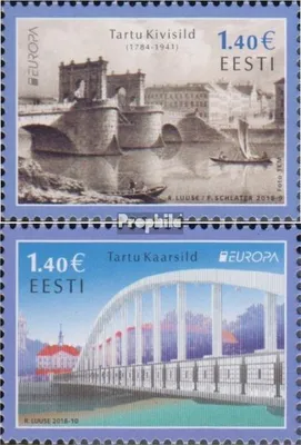 Produktbild von Briefmarken Estland 2018 Mi 919-920 (kompl.Ausg.) postfrisch Brücken
