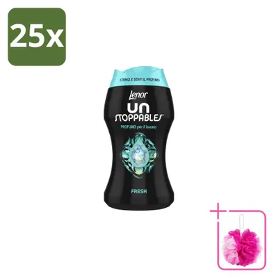 Produktbild von 25 x Lenor Unstoppables Wäscheparfüm Fresh - 140 g - Sparpackung - 25 Stücke