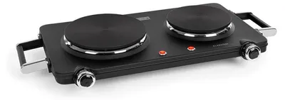 Obrázek produktu pro Klarstein Cookorama, elektrická dvojplotýnka, 2250 W, Ø 150/180 mm, černá