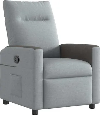 Obrázok produktu pre relaxačné kreslo vidaXL Light Grey Fabric